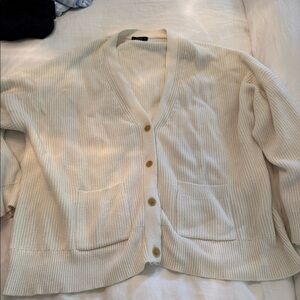 JCrew cotton / cashmere sweater
